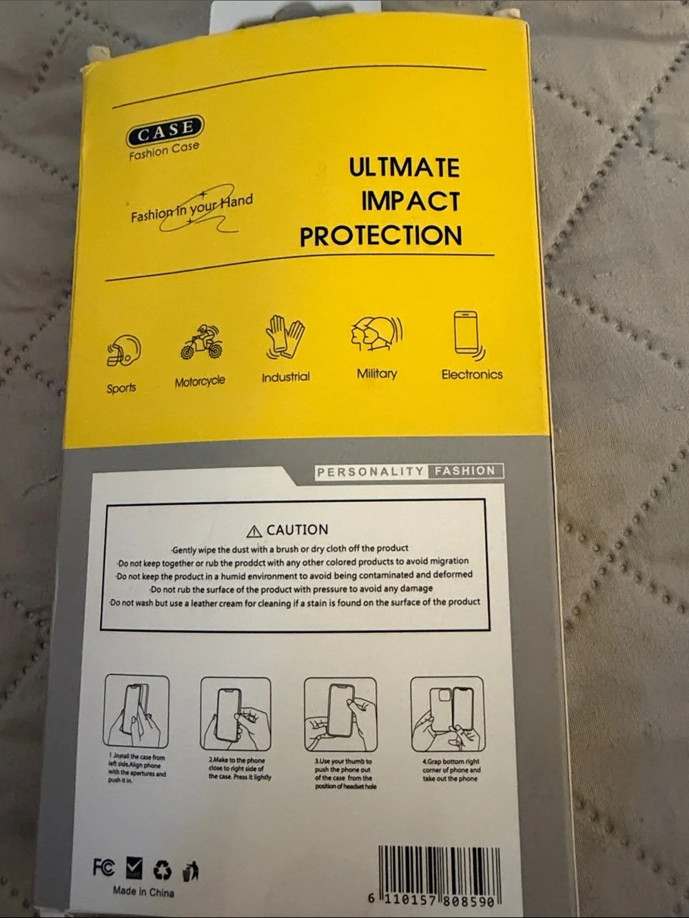 Fashion Case Clear White Phone Case for IP 17